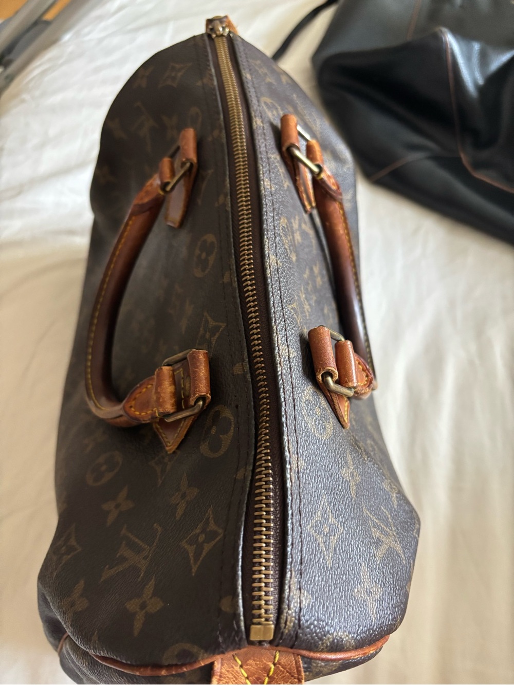Louis Vuitton Monogram Canvas Duffel Bag in Brown and Tan - Picture 5 of 7